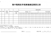 新冠肺炎疫情隔离医学观察和居家健康监测指南